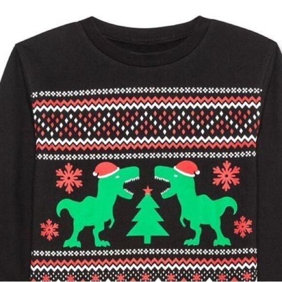 JEM BIG BOY'S HOLIDAY REX SWEATSHIRT BLACK SIZE LARGE - Picture 3 of 4